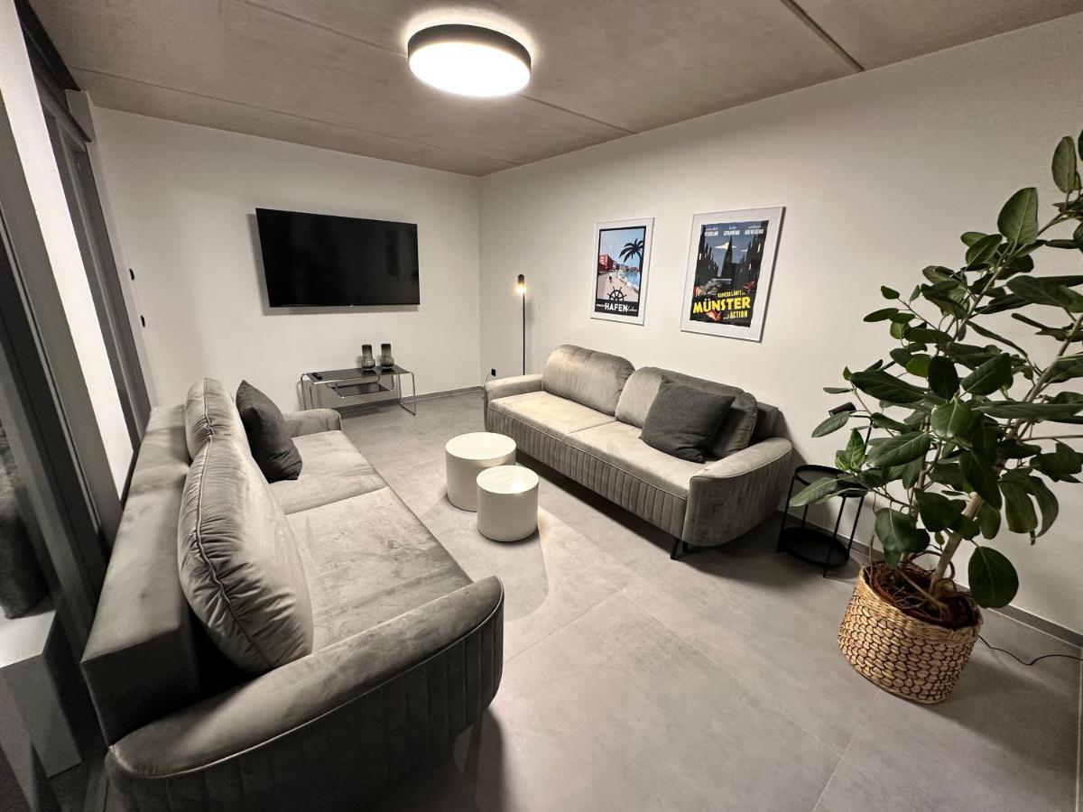 Luxurioeses Apartment Direkt Am Kanal 125 M² - Youpartments Münster Exterior foto