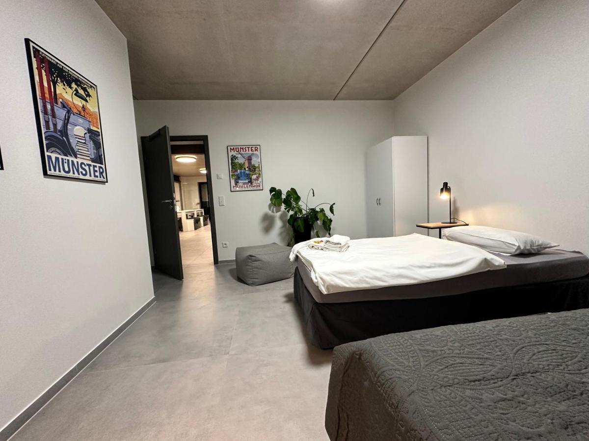 Luxurioeses Apartment Direkt Am Kanal 125 M² - Youpartments Münster Exterior foto